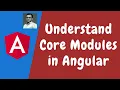 130 Understand Core Module Move all services Interceptors from appModule to CoreModule - Angular