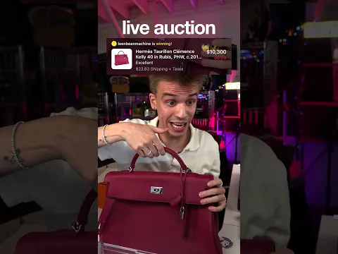Hermes Kelly LIVE AUCTION🤯