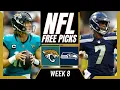 JAGUARS vs SEAHAWKS NFL Picks and Predictions Week 8 NFL Free Picks Today
