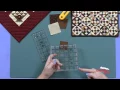 Creative Grids Itty-Bitty Eights Rectangle Ruler 3in x 7in # CGRPRG1 - Video 2 of 1