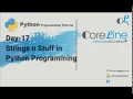 Day 17 Strings n Stuff Python Programming