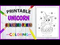 Free Printable Unicorn Coloring Pages