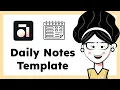 Anytype Tutorial - Daily notes FREE template Dec 2024