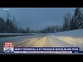 Heavy snowfall icy road conditions over Snoqualmie Pass FOX 13 Seattle