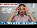 Housing Connect Lottery UPDATE New Application Process for Re Rentals and Re-Sales