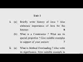 2017 BCA 6th Sem B Scheme Java Programming Question Paper