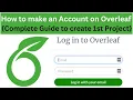 Create and Account on Overleaf Register on Overleaf LATEX