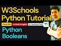 W3Schools W3Schools Python W3Schools Python Tutorial Class 030 Python Booleans