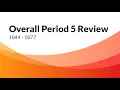 Overall APUSH Period 5 Review APUSH Unit Reviews
