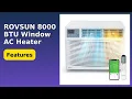 REVIEW 2026 ROVSUN 8000 BTU Window AC Heater ESSENTIAL details