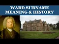 Lagu Ward Surname History