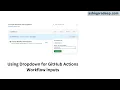 Using Dropdown for GitHub Actions Workflow Inputs ashiqpradeep com
