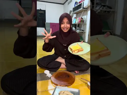 Rikjul bikin roti pisang krispy enak banget tau #shorts #funny #viral #adayinmylife