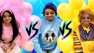 14 الحلقة مسلسل عالم مشروع جواز I تحدي مين أسرع واحد يصنع بيت من البلالين مسابقات جدو مناسو 