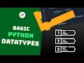 From Scratch To Python Tutorial for Beginners - Numbers String Variables and Lists