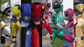 lupinranger vs patranger each rangers henshin transformation