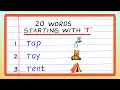 Words Starting with T 20 Words Starting with T T Beginning Words Words with t