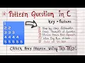 How to Solve Pattern Questions in C C Programming Tutorial Code Hacker