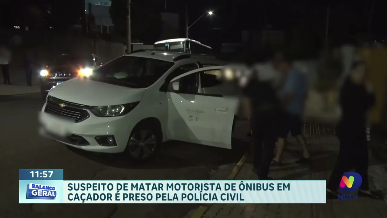 Caso Resolvido: Suspeito de Matar Motorista de Ônibus em Caçador é Detido pela Polícia