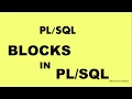 PL SQL tutorial 1 PL SQL Block Types in Oracle Database By Manish Sharma
