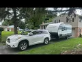 Towing 2025 forest river Salem FSX camper with SUV Toyota Highlander
