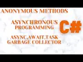 C Sharp Part16 Anonymous Methods Asynchronous Programming Ravinder Gattu Gattu Tutorials