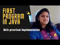 Java program to print message in BlueJ