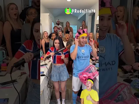 😍Hair curler competition😆😂 #laughing #cute #viral #stylish
