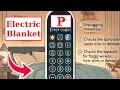 Fix Electric Blanket ERROR P P2 or E Sunbeam Biddeford Pure Warmth Eight Sleep Number Beurer
