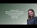 Jeck, Carla - À qui le tour (PAROLES/LYRICS)
