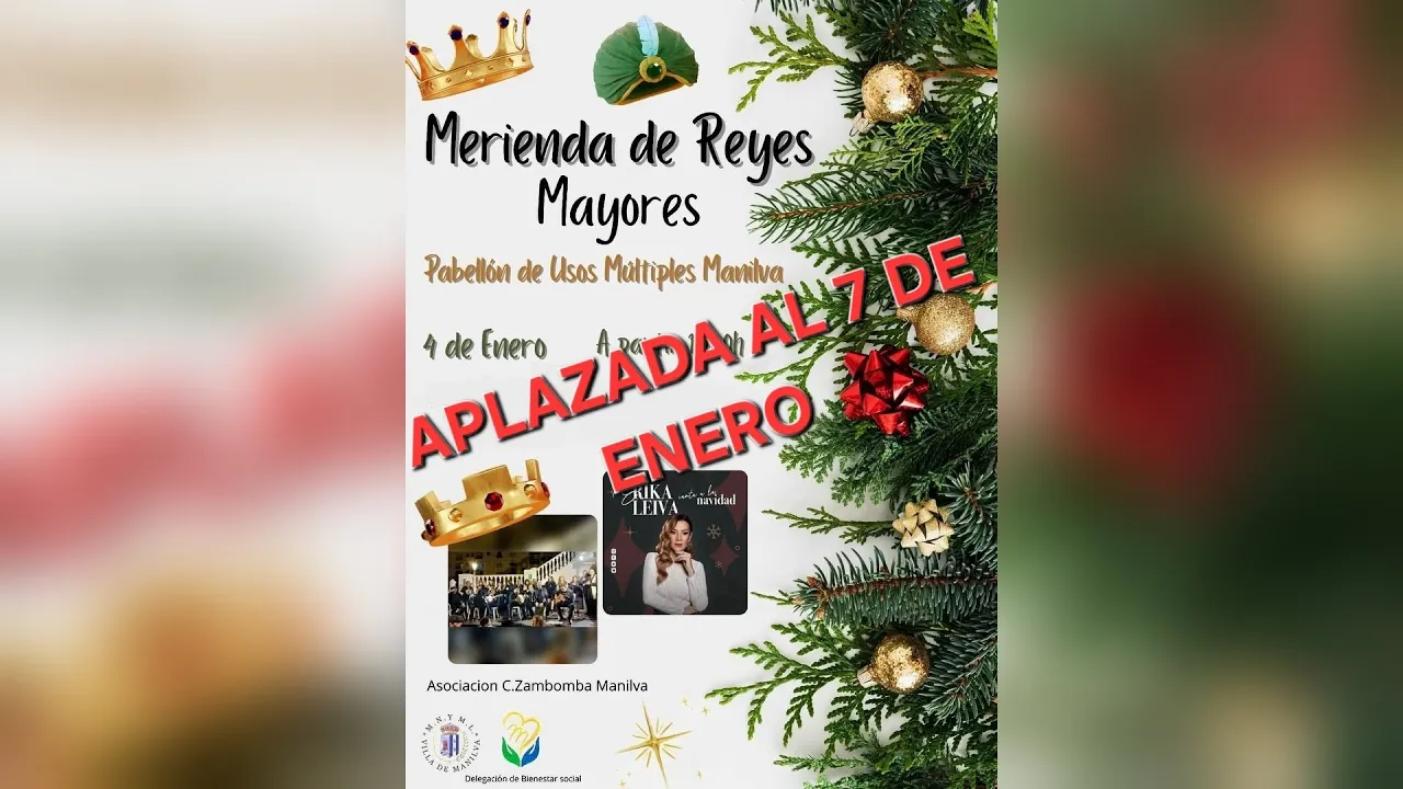 Nueva fecha para la merienda de Reyes Magos
