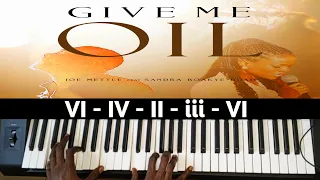 JOE METTLE-GIVE ME OIL feat. SANDRA BOAKYE-DUAH (CHORD PROGRESSIONS FOR BEGINNERS)