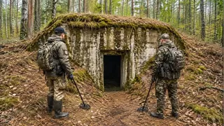 Забытый военный склад в немецком бункере: находка, которая удивила всех.