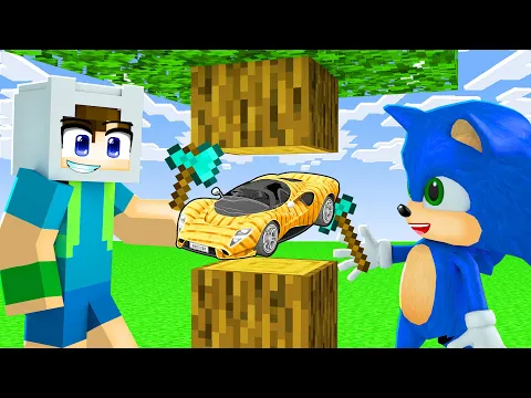Video Thumbnail: ENES VE BEBEK SONİC HER BLOKTAN ARABA ÇIKARTIYOR 😱 Minecraft