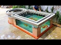 Download Lagu How to make a modern 3-sided glass aquarium with a rain filter