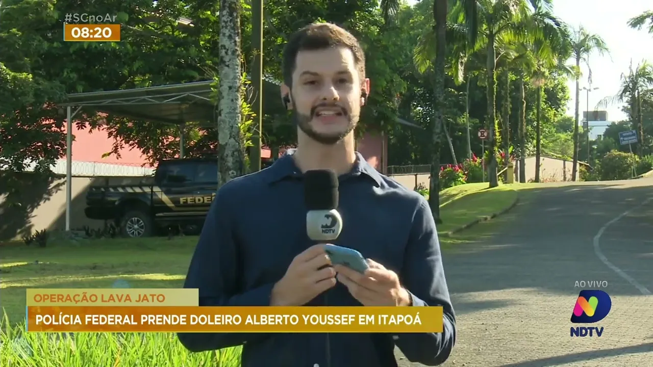 Alberto Youssef é preso em Itapoá, em SC, e será ouvido na Polícia Federal no Paraná