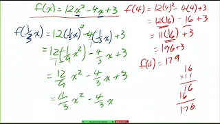 How to Learn Function Notation and substituting variables and numbers Gr 11