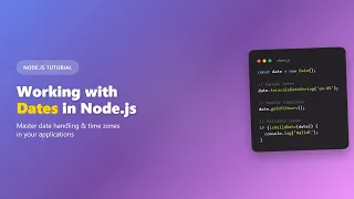 Node js Date Handling Master JavaScript Dates Times