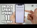 How To Unlock iPhone 11 Pro Max From Sprint to Any Carrier