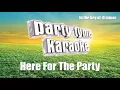 Gretchen Wilson - Here For The Party (Karaoke Version)