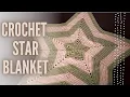 How to Crochet a Star Blanket Pattern Tutorial EASY