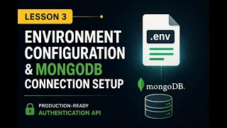 Node js Environment Variables Explained env dotenv MongoDB Connection Production-Ready API