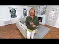 Attitudes by Renee Cotton Stretch Sateen Jacket on QVC