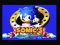 Sonic 3 Level Select code done on the title screen