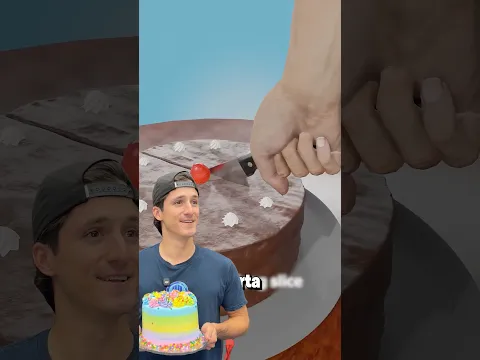 Cómo cortar un pastel￼ 😱🎂