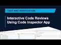 Interactive Code Reviews Using Simulink Code Inspector