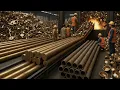 Complete Manufacturing Process of High Grade Brass Rods From Recycling of Big Brass Pots \u0026 scrap