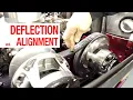 Belt deflection belt alignment chalking the clutch With and without proper tools