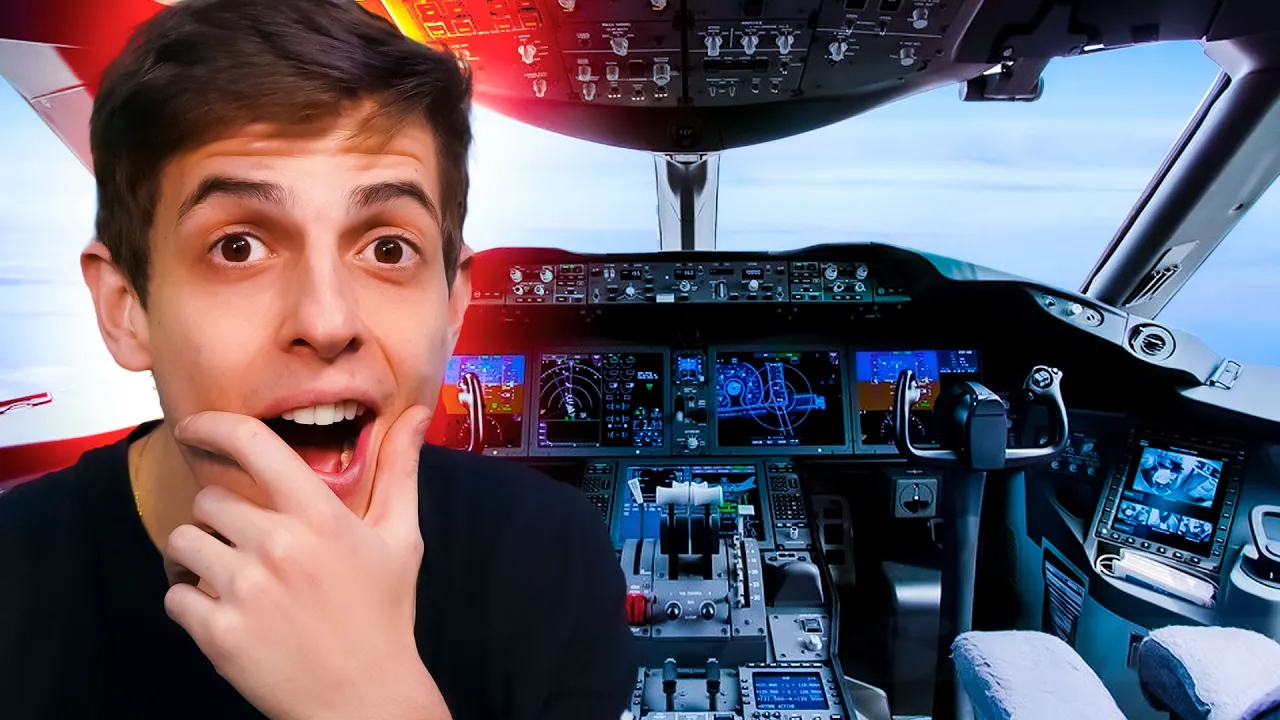 O MEU COCKPIT DE AVIÃO ULTRA REALISTA