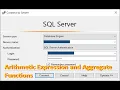 VLOG-2 SQL - Using Arithmetic Expression and Aggregate Functions TAGLISH